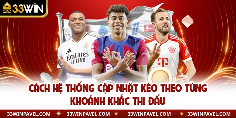 Cách hệ thống cập nhật kèo theo từng khoảnh khắc thi đấu