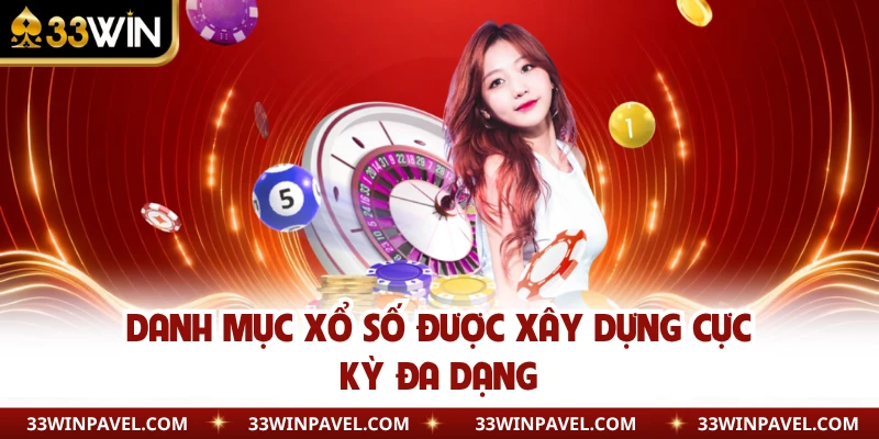 Danh mục xổ số được xây dựng cực kỳ đa dạng