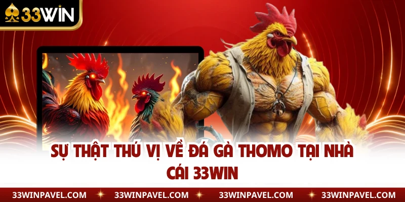 Sự thật thú vị về đá gà Thomo tại nhà cái 33WIN 